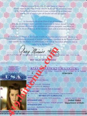 JANET HARRY passport Scaning